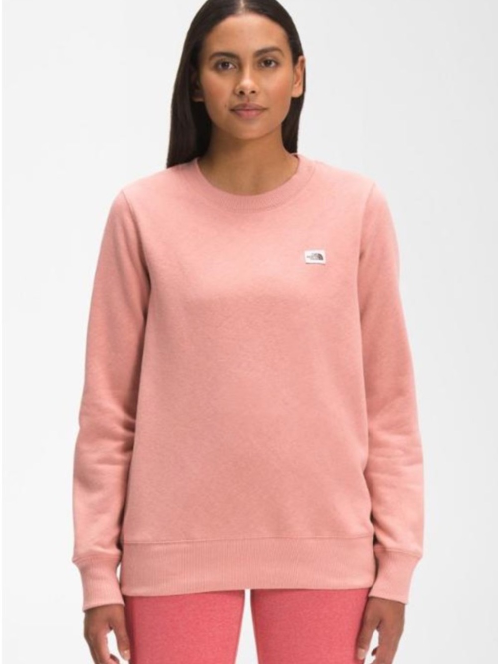 The North Face Women's Pink Crewneck Sweatshirt Small